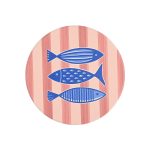 ESTIA ΣΟΥΒΕΡ PORTO PESCE ΚΕΡΑΜΙΚΟ Φ10.3cm ΣΕΤ 4 ΤΕΜ - Image 3