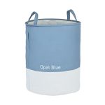 ESTIA ΚΑΛΑΘΙ ΑΠΛΥΤΩΝ TONE LAB ΜΕ ΧΕΡΟΥΛΙΑ 35x35x50cm OPAL BLUE - Image 2