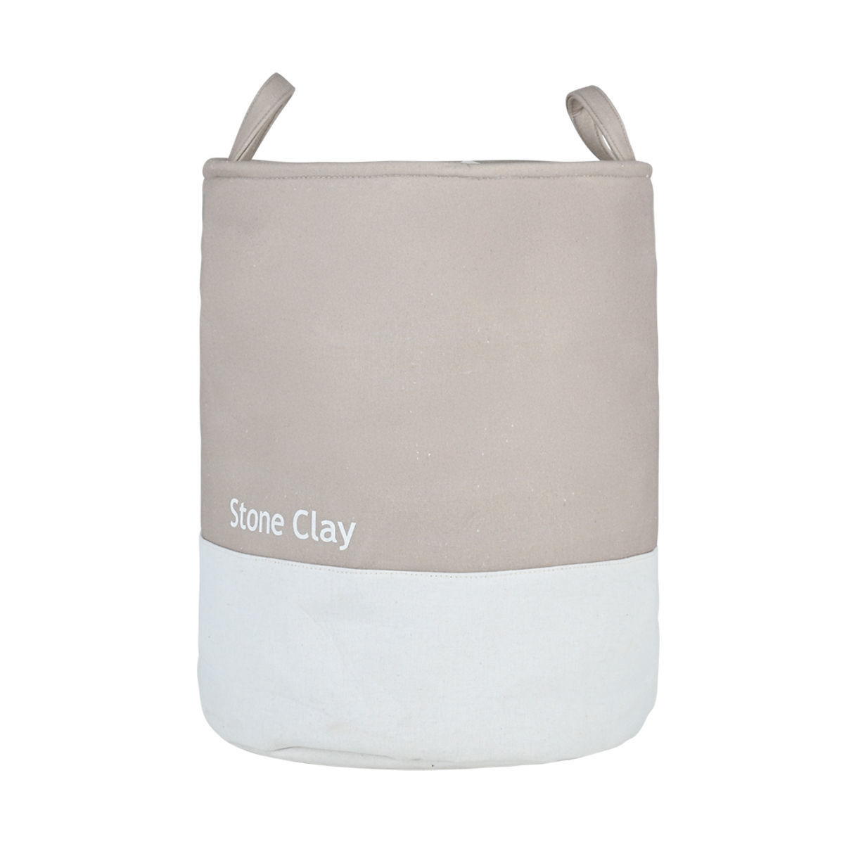 0016801_-tone-lab-35x35x50cm-stone-clay ESTIA ΚΑΛΑΘΙ ΑΠΛΥΤΩΝ TONE LAB ΜΕ ΧΕΡΟΥΛΙΑ 35x35x50cm STONE CLAY - Image 1