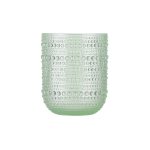 ESTIA ΠΟΤΗΡΙ ΝΕΡΟΥ ΧΑΜΗΛΟ DOTS ΓΥΑΛΙΝΟ 273ml ΠΡΑΣΙΝΟ - ΣΕΤ 6 ΤΕΜ