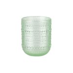 ESTIA ΠΟΤΗΡΙ ΝΕΡΟΥ ΧΑΜΗΛΟ DOTS ΓΥΑΛΙΝΟ 273ml ΠΡΑΣΙΝΟ - ΣΕΤ 6 ΤΕΜ - Image 2