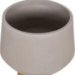 ΓΛΑΣΤΡΑ ΕΣΩΤ.ΧΩΡΟΥ QUAN HM4680.03L FIBER CEMENT ΓΚΡΙ--ΒΑΣΗ TEAK Φ38x62Υεκ - Image 8