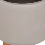 ΓΛΑΣΤΡΑ ΕΣΩΤ.ΧΩΡΟΥ QUAN HM4680.03L FIBER CEMENT ΓΚΡΙ--ΒΑΣΗ TEAK Φ38x62Υεκ - Image 10