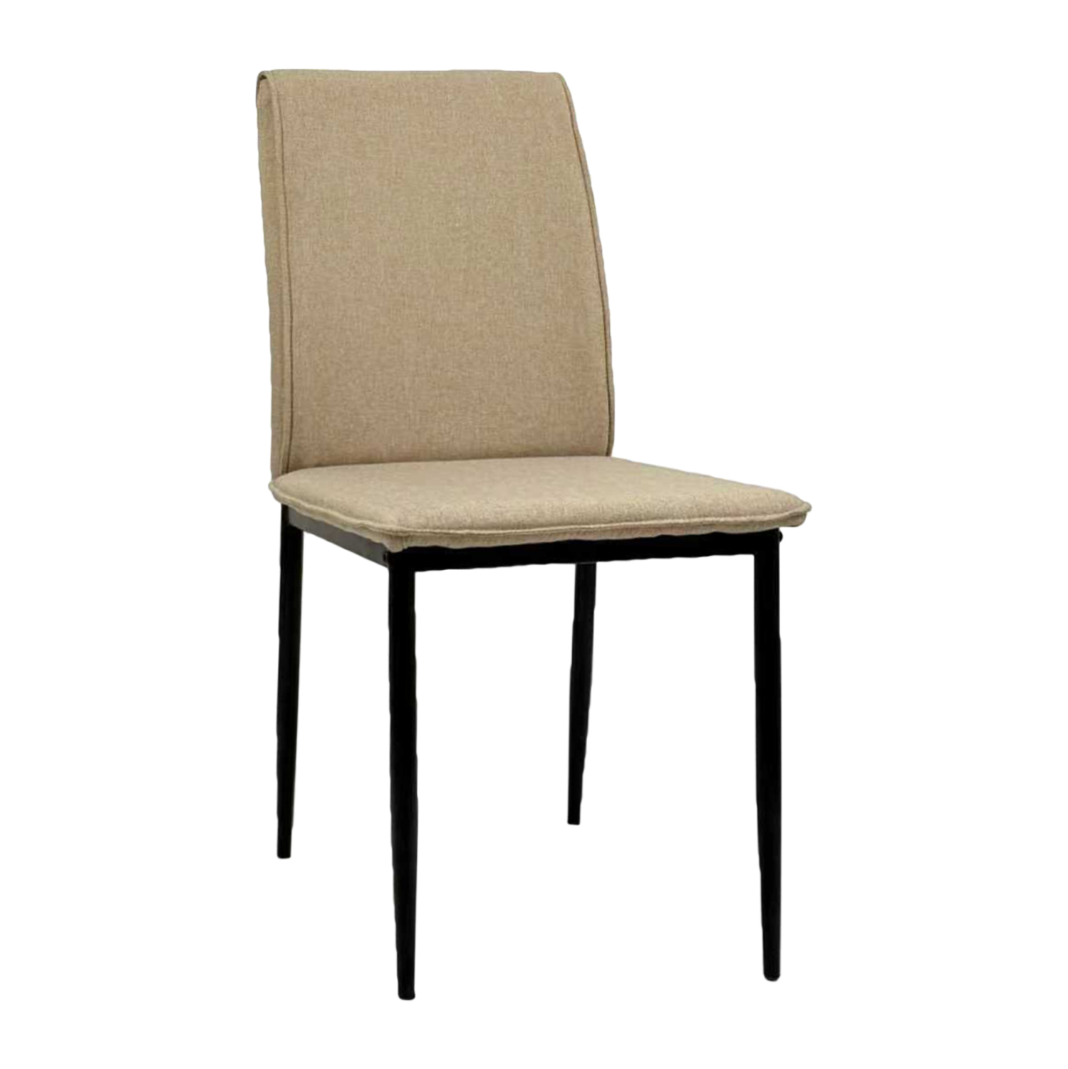 karekla-trapezarias-fb91834704-mpez-yfas ΚΑΡΕΚΛΑ ΤΡΑΠΕΖΑΡΙΑΣ PERKY HM18347.04 ΜΠΕΖ ΥΦΑΣΜΑ-ΜΕΤΑΛ. ΠΟΔΙΑ ΜΑΥΡΑ 42x58x89,5Υεκ - Image 1