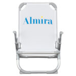 ΚΑΡΕΚΛΑΚΙ ΠΑΡΑΛΙΑΣ ΨΗΛΗ ΠΛΑΤΗ ALMIRA HM5053.03 ΒΑΡΕΩΣ ΤΥΠΟΥ ΛΕΥΚΟ ΑΛΟΥΜΙΝΙΟΥ 56x70x66 εκ. - Image 3