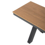 ΠΑΓΚΑΚΙ ΑΛΟΥΜΙΝΙΟΥ TAWNEE HM6038.01 ΑΝΘΡΑΚΙ ΜΕ POLYWOOD ΚΑΘΙΣΜΑ ΣΕ ΦΥΣΙΚΟ ΧΡΩΜΑ 150x36x45Υεκ. - Image 7