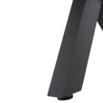 ΠΑΓΚΑΚΙ ΑΛΟΥΜΙΝΙΟΥ TAWNEE HM6038.01 ΑΝΘΡΑΚΙ ΜΕ POLYWOOD ΚΑΘΙΣΜΑ ΣΕ ΦΥΣΙΚΟ ΧΡΩΜΑ 150x36x45Υεκ. - Image 9