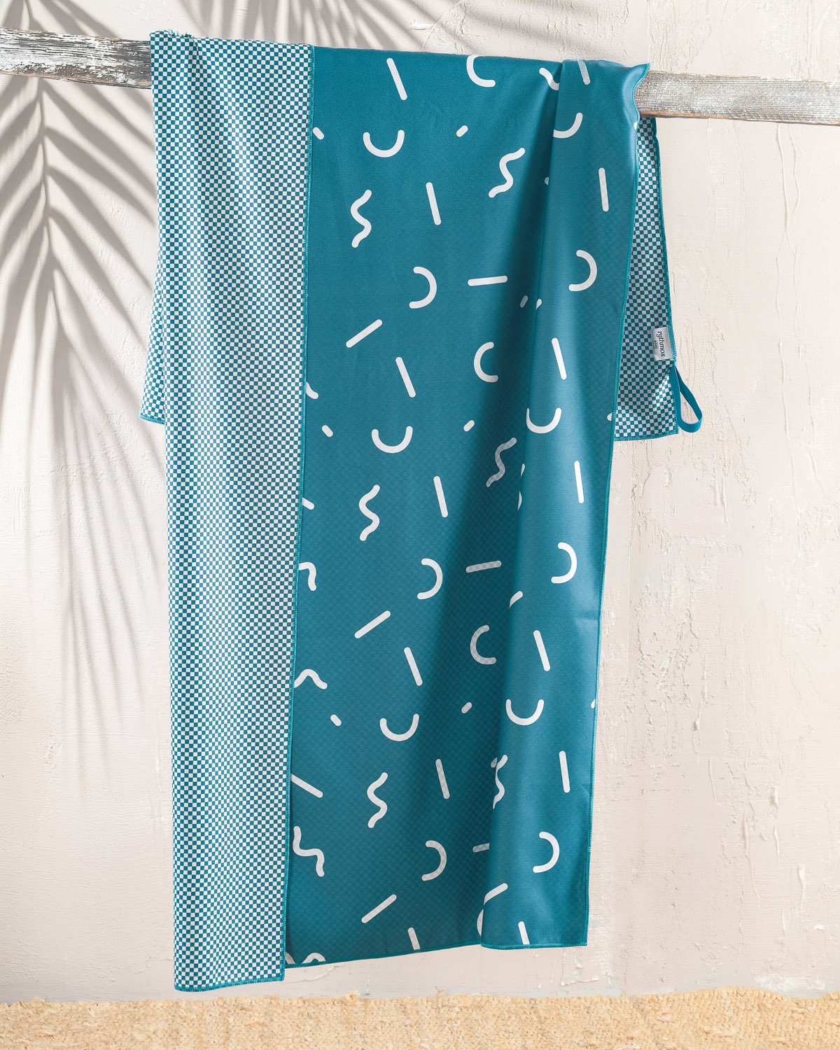 sea_towels_duck_diffuse_1 Πετσέτα Θαλάσσης 90x160 Diffuse Πετρόλ Rythmos - Image 1