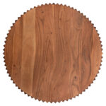 ΣΕΤ 2ΤΜΧ ΤΡΑΠΕΖΙΑ ΣΑΛΟΝΙΟΥ ΣΤΡΟΓΓΥΛΑ SEDGE HM11944 ΜΑΣΙΦ ΑΚΑΚΙΑ Φ90 & Φ40εκ. - Image 9