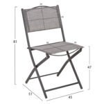 ΣΕΤ ΕΞ.ΧΩΡΟΥ 5ΤΜΧ MAG HM21033 ΤΡΑΠΕΖΙ ADAM & 4 ΠΤΥΣΣΟΜΕΝΕΣ ΚΑΡΕΚΛΕΣ ΓΚΡΙ - Image 3