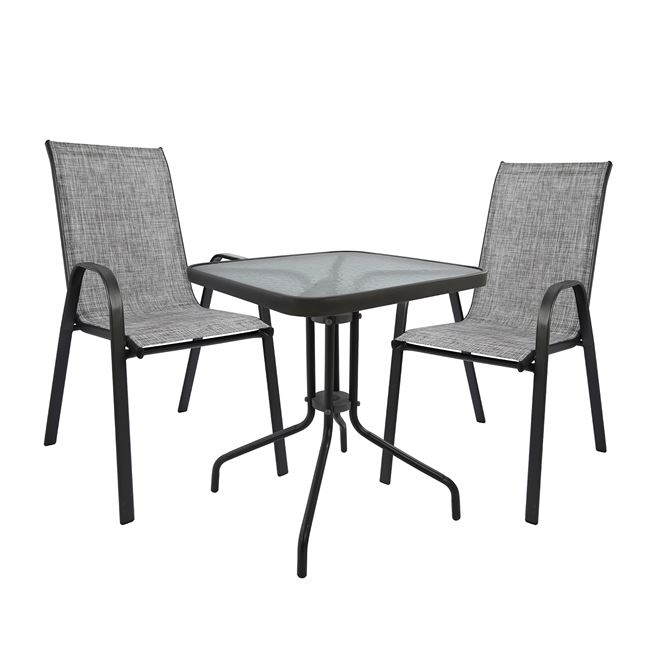 set-trapezarias-3tmch-me-2-karekles-1-tr ΣΕΤ ΤΡΑΠΕΖΑΡΙΑΣ 3ΤΜΧ ΜΕ 2 ΚΑΡΕΚΛΕΣ & 1 ΤΡΑΠΕΖΙ 60x60 HM5183.01 - Image 1