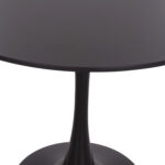ΣΕΤ ΤΡΑΠΕΖΑΡΙΑΣ 5ΤΜΧ BROLIN HM21191 MDF TOP-ΜΕΤΑΛΛΙΚΑ ΠΟΔΙΑ-ΒΕΛΟΥΔΟ--ΜΑΥΡΟ - Image 6