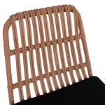 ΣΚΑΜΠΟ ΜΕΤΑΛΛΙΚΟ ΜΕ ΜΑΞΙΛΑΡΙ ALLEGRA HM5452 ΜΕ WICKER ΣΕ ΜΠΕΖ ΑΠΟΧΡΩΣΗ 56x60x109 εκ. - Image 7