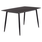 ΤΡΑΠΕΖΙ RAVEN HM18149.02 ΚΕΡΑΜΙΚΟ TOP ΜΕ ΟΨΗ ΜΑΥΡΟ ΜΑΡΜΑΡΟ 140x80x74Υεκ. - Image 4