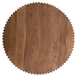 ΤΡΑΠΕΖΙ ΣΑΛΟΝΙΟΥ ΣΤΡΟΓΓΥΛΟ SEDGE HM9695 ΜΑΣΙΦ ΑΚΑΚΙΑ-ΦΥΣΙΚΟ ΧΡΩΜΑ Φ90Χ38Υεκ. - Image 6