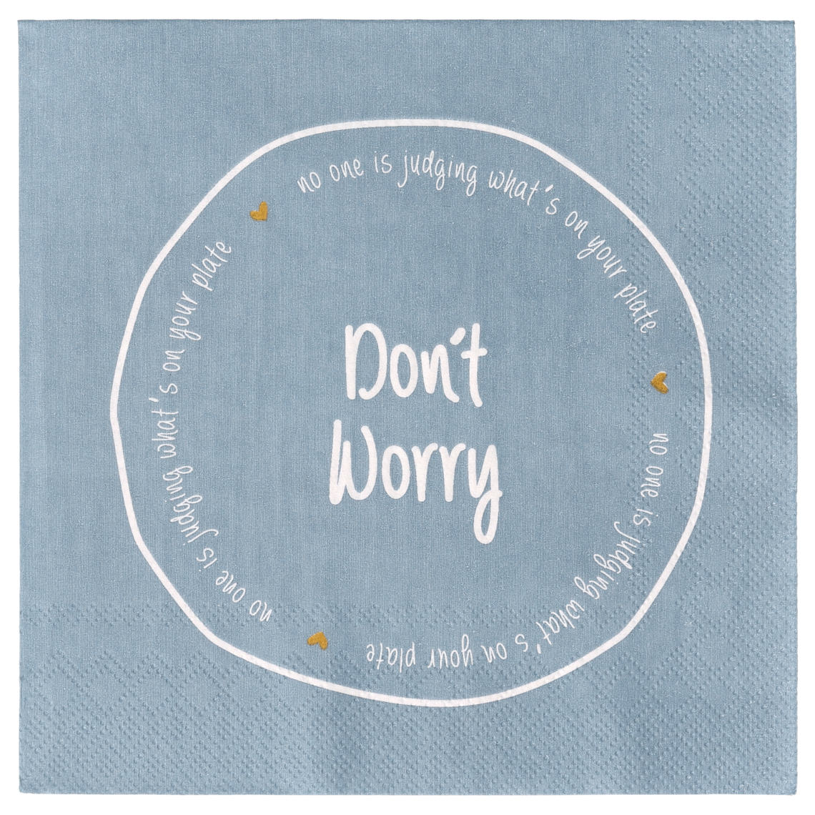 18101_art-f_d_lunchservietten_y25_pvx_v01_web Raeder - Χαρτοπετσέτα Don't Worry - Image 1