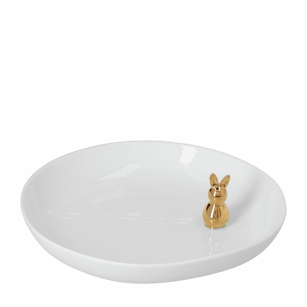 18264_V04 Raeder - Διακοσμητικό Μπολ Gold Bunny - Image 1