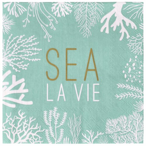 18477_Art-F_D_Lunchservietten_Y25_PVX_V01_500px Raeder - Χαρτοπετσέτα Sea La Vie - Image 1