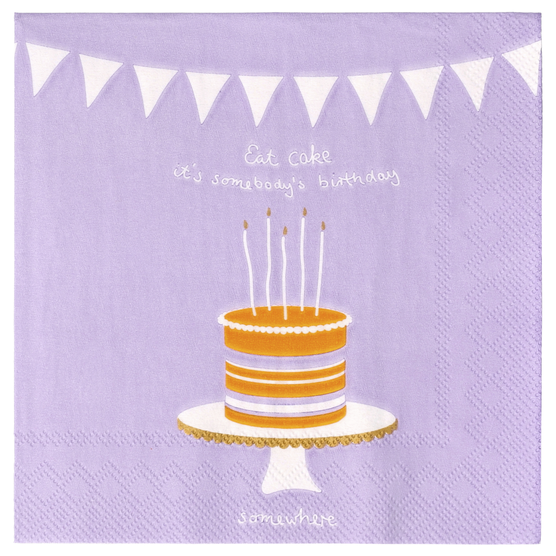 18634_art-f_d_cocktailservietten_y25_pvx_v01_web Raeder - Χαρτοπετσέτα Cocktail Eat Cake - Image 1