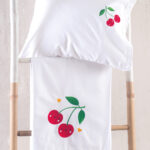 Σετ Σεντόνια Κούνιας 100% Βαμβάκι 100x160 Cherries Rythmos