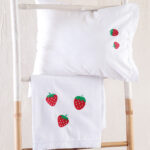 Σετ Σεντόνια Κούνιας 100% Βαμβάκι 100x160 Fragola Rythmos