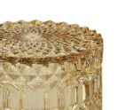 Andrea House - Γυάλινο Κουτί Μπάνιου Yellow Glass Ø9cm - Image 3