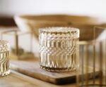 Andrea House - Γυάλινο Κουτί Μπάνιου Yellow Glass Ø10,5cm - Image 2
