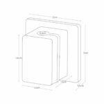 Yamazaki - Smart. Σετ 5 Μαγνητικές Θήκες Καλωδίων Με Βάση WH - Image 9