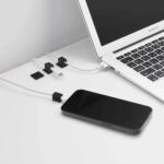 Yamazaki - Smart. Σετ 5 Μαγνητικές Θήκες Καλωδίων Με Βάση BK - Image 6