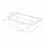 Yamazaki - Tower. Επεκτεινόμενος Under Shelf Δίσκος Ψυγείου - Image 2