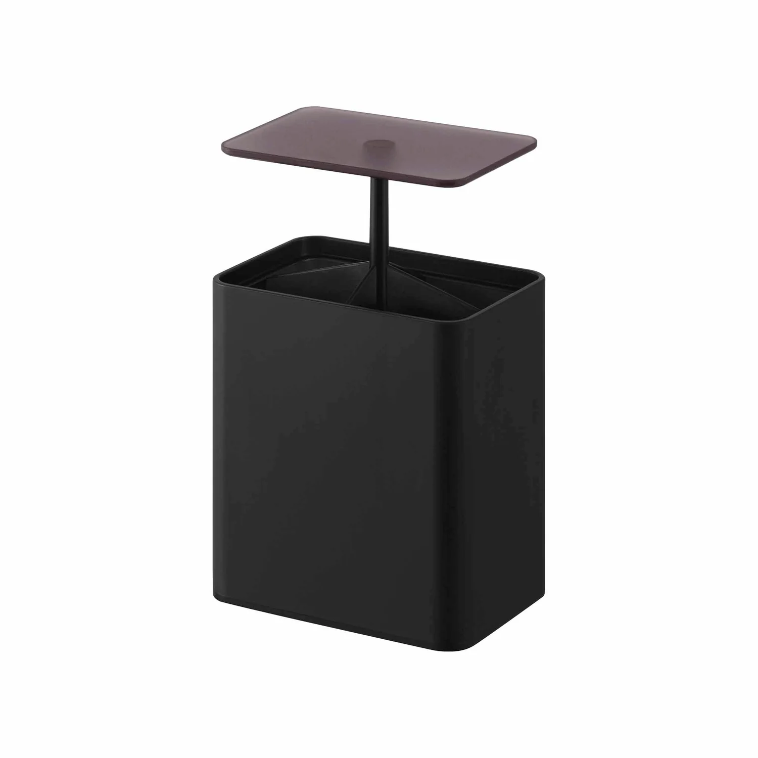 Yamazaki_10285_WH01 Yamazaki - Tower. Κουτί Για Μπατονέτες Με Καπάκι Push up BK - Image 1