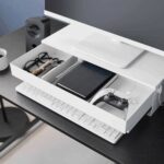 Yamazaki - Tower. Βάση Για Monitor Με Συρτάρι WH - Image 3