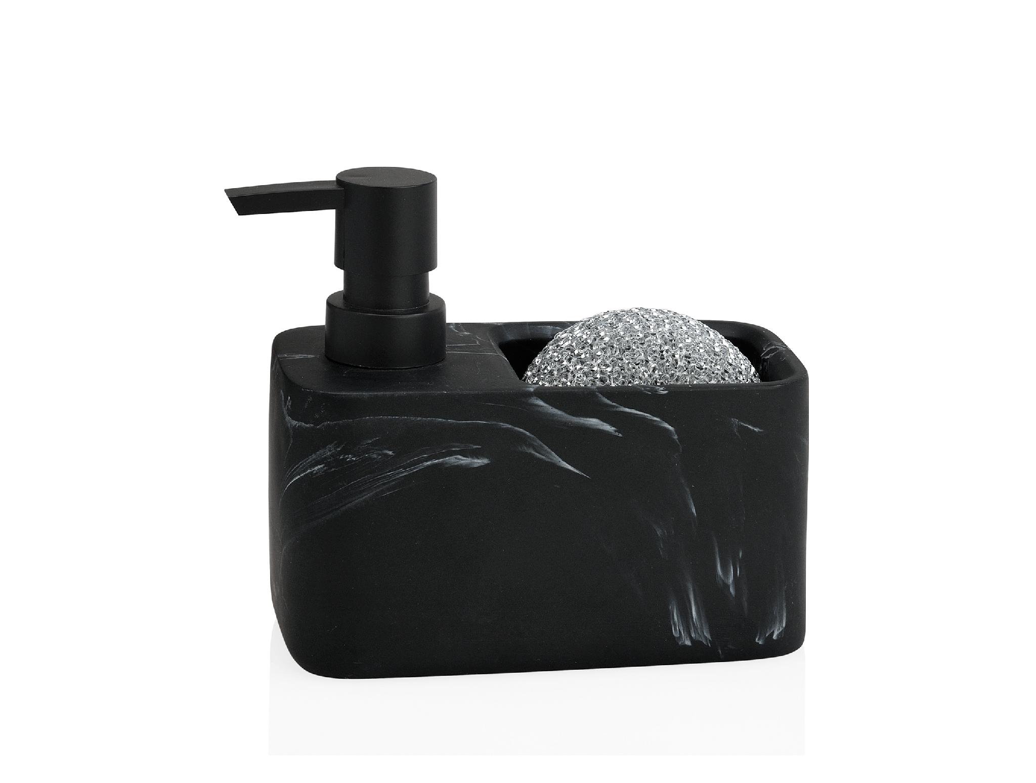 andrea-house-antlia-gia-sapoyni-koyzinas-black-marble-2 Andrea House - Αντλία Για Σαπούνι Κουζίνας Marble Black - Image 1