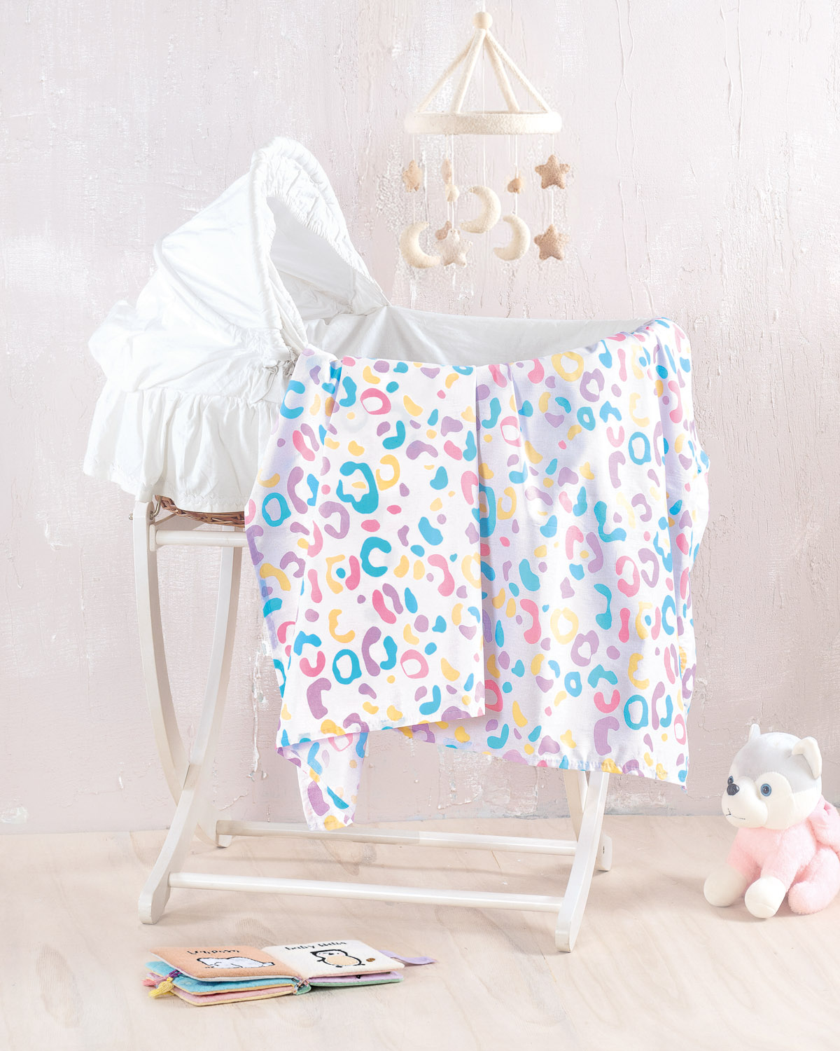 candy_baby_set_3 Σεντόνι Λίκνου 80x110 100% Βαμβάκι Candy Rythmos - Image 1