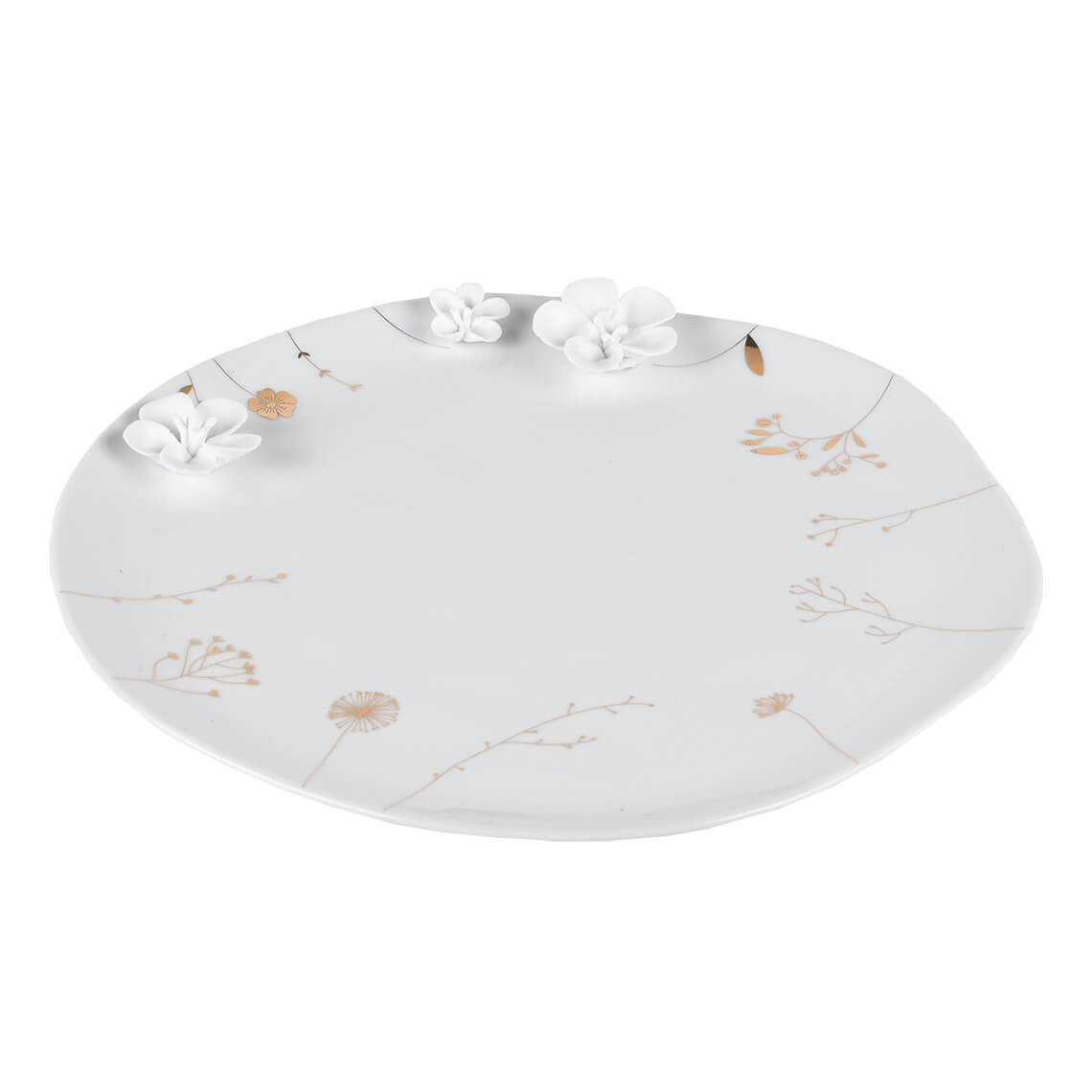 f_0015537 Raeder - Porcelain stories. Πορσελάνινο Πιάτο Flower - Image 1