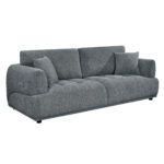 ΚΑΝΑΠΕΣ 3-ΘΕΣΙΟΣ STRUCTO HM3329.01 ΓΚΡΙ ΥΦΑΣΜΑ 227x94x88Υεκ.