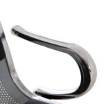 ΚΑΘΙΣΜΑ ΑΝΑΜΟΝΗΣ Τ.ΑΕΡΟΔΡΟΜΙΟΥ 3ΘΕΣΙΟ AVIATOR HM18400 ΜΕΤΑΛΛΟ ΜΕ PU ΜΑΥΡΟ 172x55x76Υ - Image 9