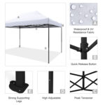ΚΙΟΣΚΙ/GAZEBO MATTHEW HM6311 ΠΤΥΣΣΟΜΕΝΟ-ΣΚΕΛΕΤΟΣ ΜΕΤΑΛ.ΜΑΥΡΟΣ-ΛΕΥΚΟ ΥΦΑΣΜΑ 3x4,5x3,10Yμ - Image 6