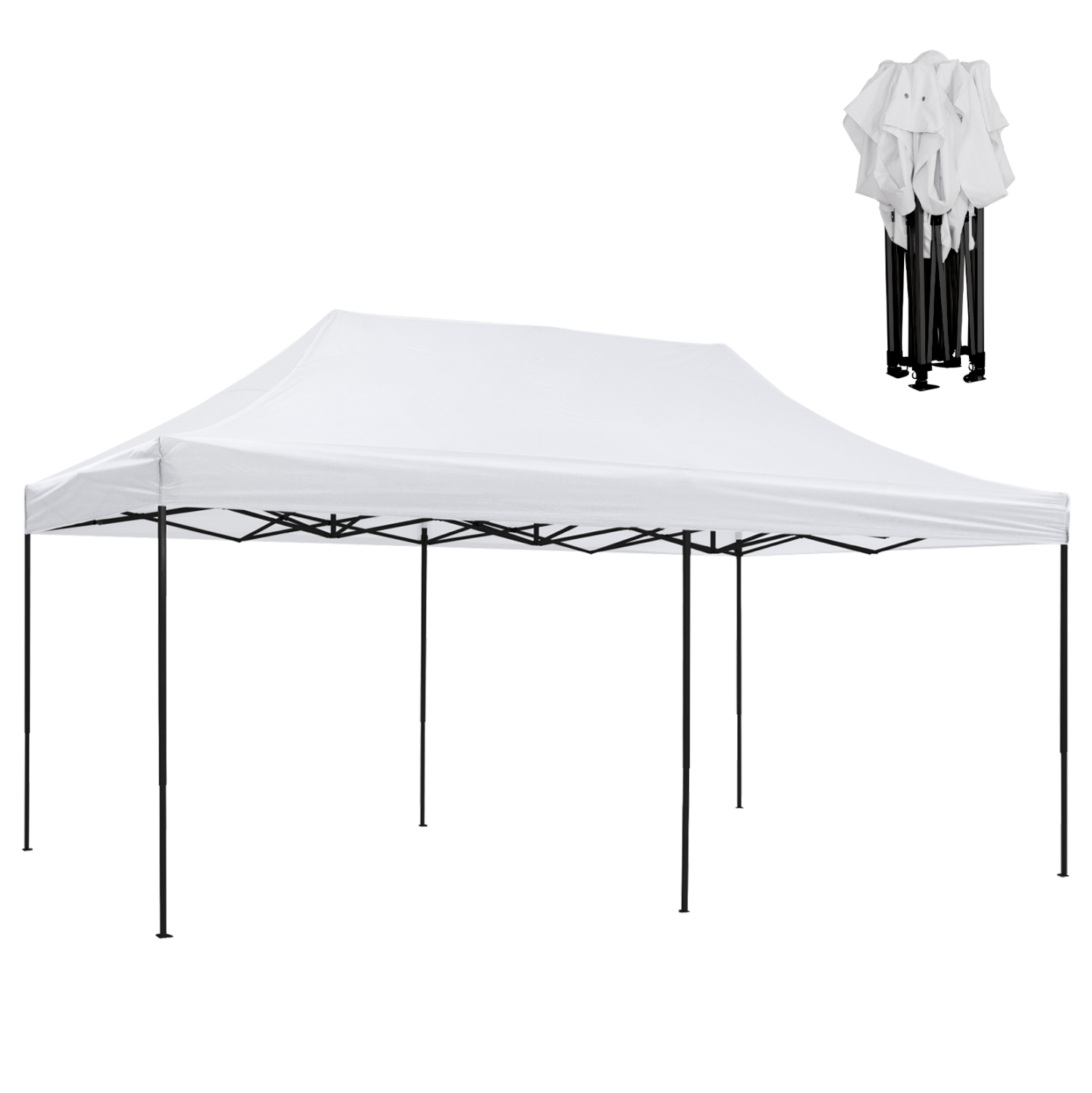kioski-gazebo-fb96312-ptyssomeno-skeleto ΚΙΟΣΚΙ/GAZEBO MATTHEW HM6312 ΠΤΥΣΣΟΜΕΝΟ-ΣΚΕΛΕΤΟΣ ΜΕΤΑΛ.ΜΑΥΡΟΣ-ΛΕΥΚΟ ΥΦΑΣΜΑ 3x6x3,10Yμ - Image 1