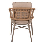 ΠΟΛΥΘΡΟΝΑ ΑΛΟΥΜΙΝΙΟΥ ΜΟΚΑ ΕΠΑΓΓΕΛΜ. RATTAN & ΜΑΞΙΛΑΡΙ ΜΠΕΖ HM5863.02 60x56x84 εκ. - Image 6