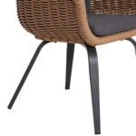 ΠΟΛΥΘΡΟΝΑ VICTUS HM6559.01 ΑΛΟΥΜΙΝΙΟ & OLEFIN ΓΚΡΙ-TWIST WICKER 60x62x76Yεκ - Image 9