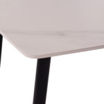 ΣΕΤ ΤΡΑΠΕΖΑΡΙΑΣ 5ΤΜΧ RAVEN HM21068.01 ΚΕΡΑΜΙΚΟ TOP ΛΕΥΚΟ ΜΑΡΜΑΡΟ--ΜΠΕΖ ΥΦΑΣΜΑ - Image 4