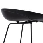 ΣΚΑΜΠΟ ΜΠΑΡ NAILA HM9299.02 ΜΑΥΡΟ ΜΕΣΑΙΟΥ ΥΨΟΥΣ 44x44x74Yεκ. - Image 10