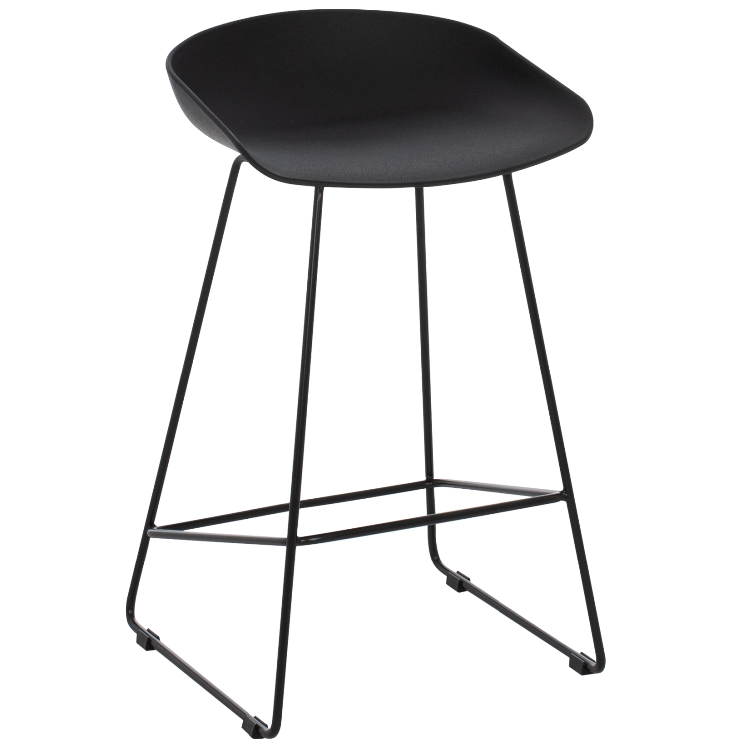 skampo-mpar-fb9929902-mayro-mesaioy-ypso ΣΚΑΜΠΟ ΜΠΑΡ NAILA HM9299.02 ΜΑΥΡΟ ΜΕΣΑΙΟΥ ΥΨΟΥΣ 44x44x74Yεκ. - Image 1