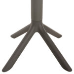 ΤΡΑΠΕΖΙ ΠΟΛΥΠΡΟΠΥΛΕΝΙΟΥ ΣΤΡΟΓΓΥΛΟ TERRIN HM6124.15 OLIVE GREEN Φ60x75Υεκ. - Image 5