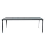 ΤΡΑΠΕΖΙ ΤΡΑΠΕΖΑΡΙΑΣ STAD HM6557.01 ΓΚΡΙ ΑΛΟΥΜΙΝΙΟ & SINTERED STONE TOP 180x90x75Υεκ - Image 3