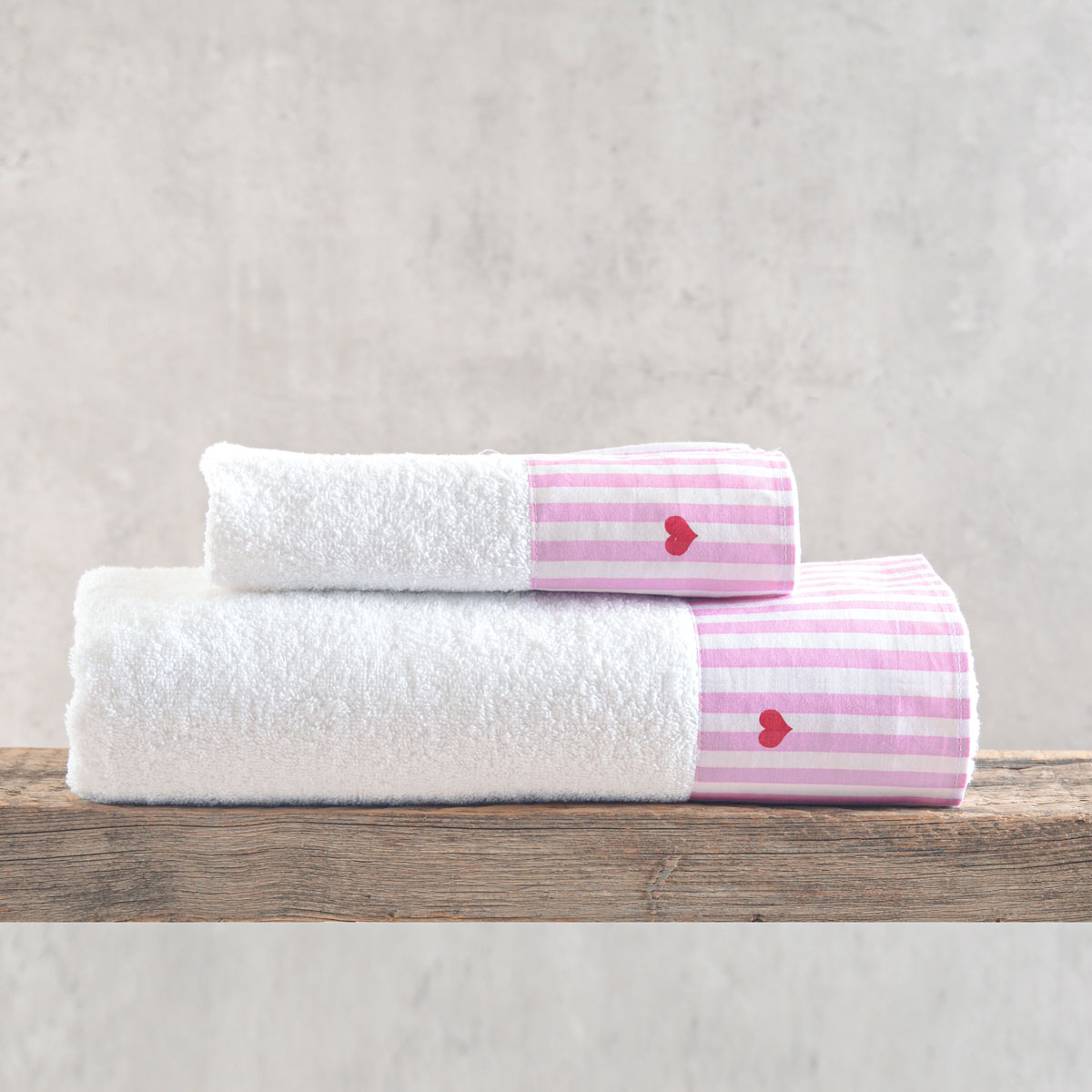youngheart_towel_set3pcs2 Σετ Πετσέτες 2τεμ βαμβακερές Young Heart Rythmos - Image 1