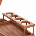 ΔΙΣΚΟΣ ΣΕΡΒΙΡΙΣΜΑΤΟΣ ΣΕ ΤΡΟΛΕΥ ALFRED HM4579 ΞΥΛΟ TEAK--ΦΥΣΙΚΟ 86x56x80Υεκ. - Image 8
