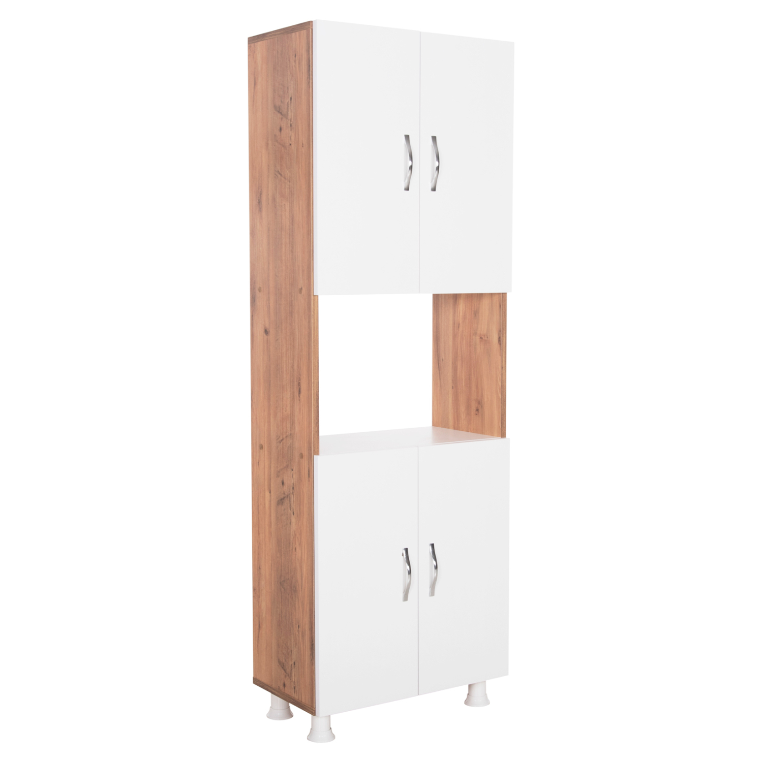 epiplo-koyzinas-ntoylapi-fb91819604-mela ΕΠΙΠΛΟ ΚΟΥΖΙΝΑΣ/ΝΤΟΥΛΑΠΙ RAD HM18196.04 ΜΕΛΑΜΙΝΗ ΦΥΣΙΚΟ-ΛΕΥΚΟ 55,5x32x165Υεκ. - Image 1