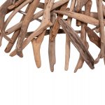ΦΩΤΙΖΟΜΕΝΟ ΔΙΑΚΟΣΜΗΤΙΚΟ ΤΟΙΧΟΥ DREAMER HM4422 DRIFTWOOD ΜΕ ΤΑΙΝΙΑ LED Φ90x7(πάχος)εκ - Image 5